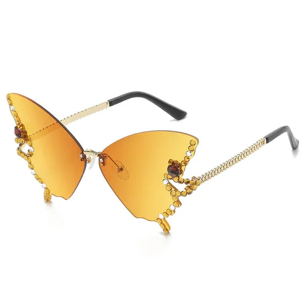 Diamond Butterofly Sunglasses