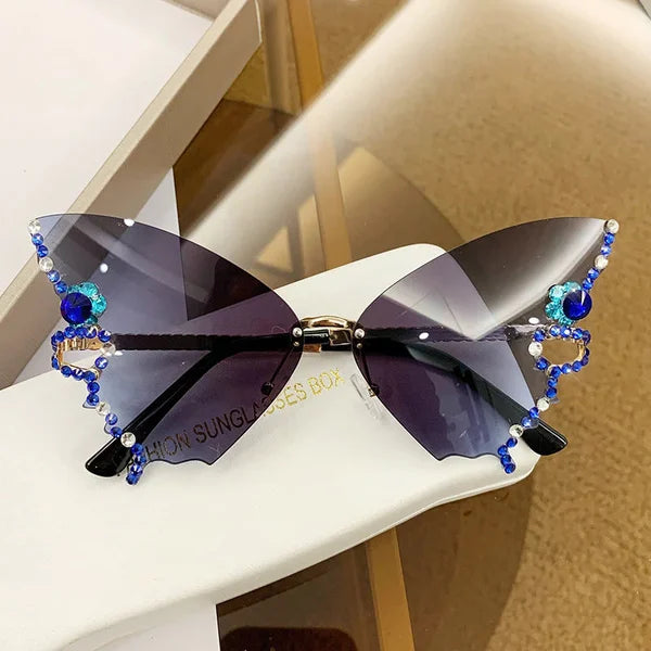 Diamond Butterofly Sunglasses