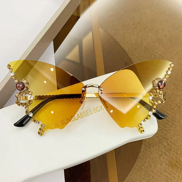 Diamond Butterofly Sunglasses