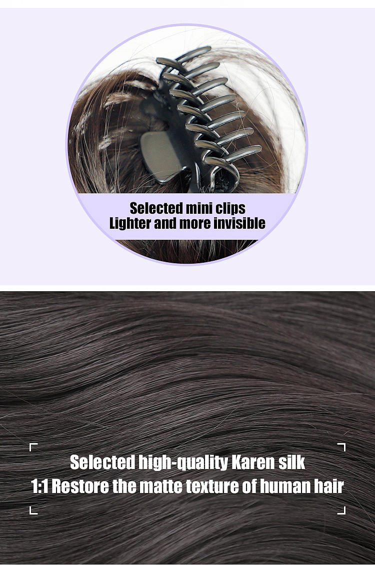 Waterfall Half-Tied High Ponytail Hair Wigs