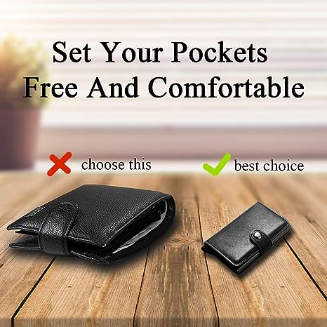 RFID Card Holder Business Wallet【2 Colors】