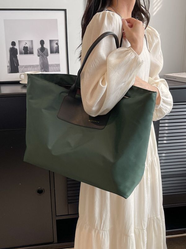 Ladies' Large Capacity Canvas Shoulder Bag