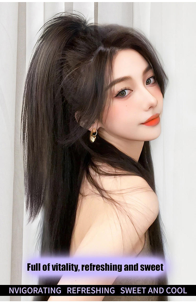 Waterfall Half-Tied High Ponytail Hair Wigs