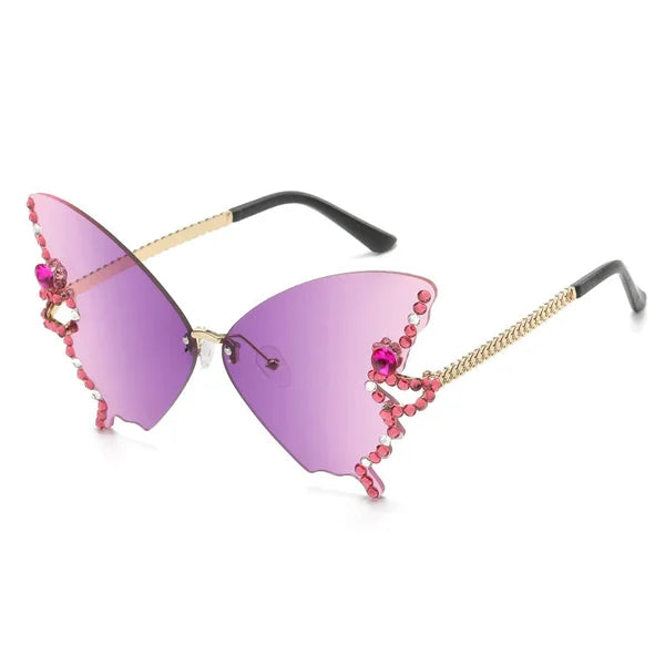 Diamond Butterofly Sunglasses