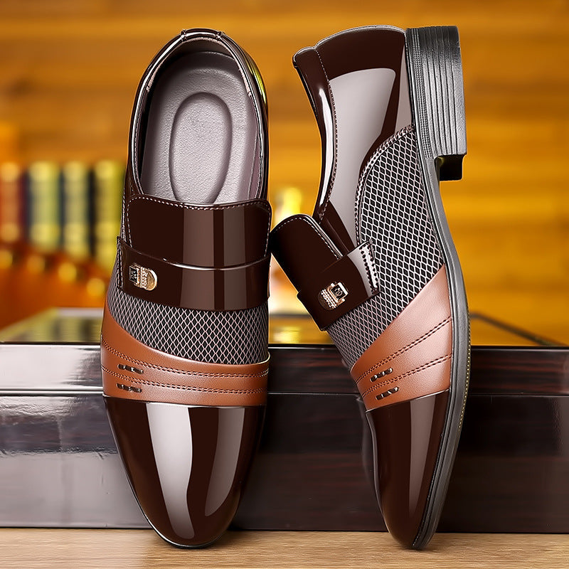Men's Oxford Style Leather Dress Shoes
