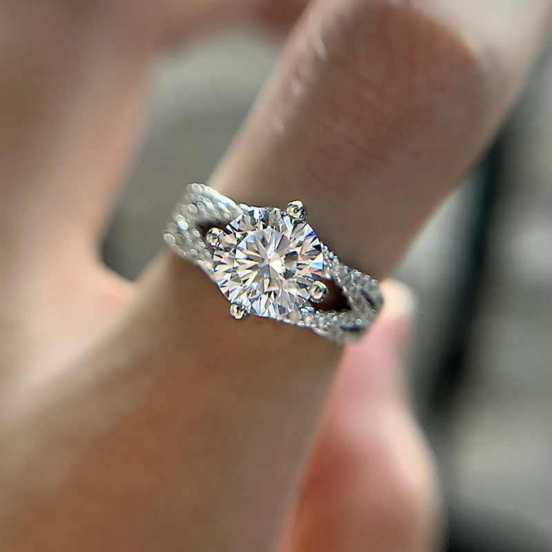 Crossed Design Trinity Destiny Ring