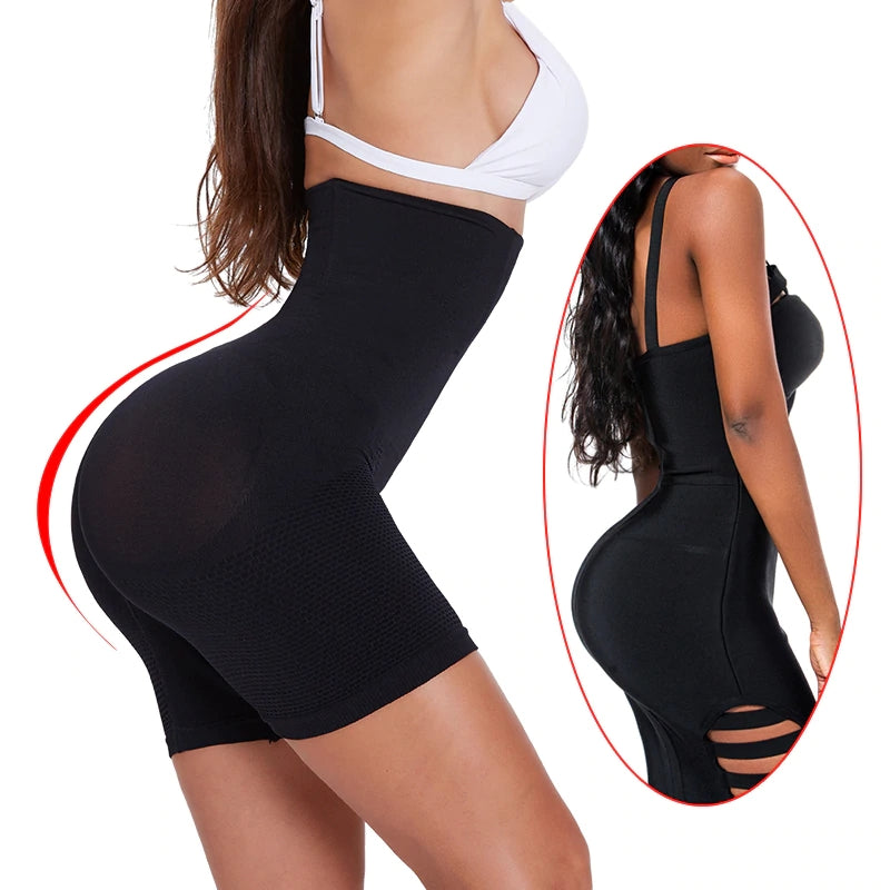 Super Fit™ High Waisted ShapeWear Shorts【Black Color】【2PCS/PACK】