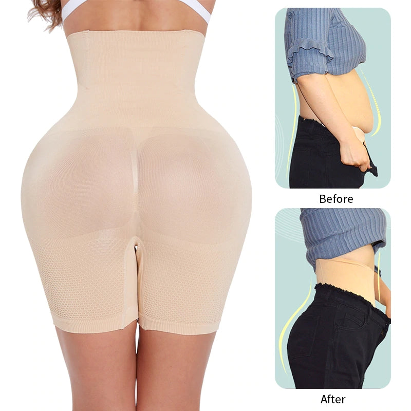 Super Fit™ High Waisted ShapeWear Shorts【Black Color】【2PCS/PACK】