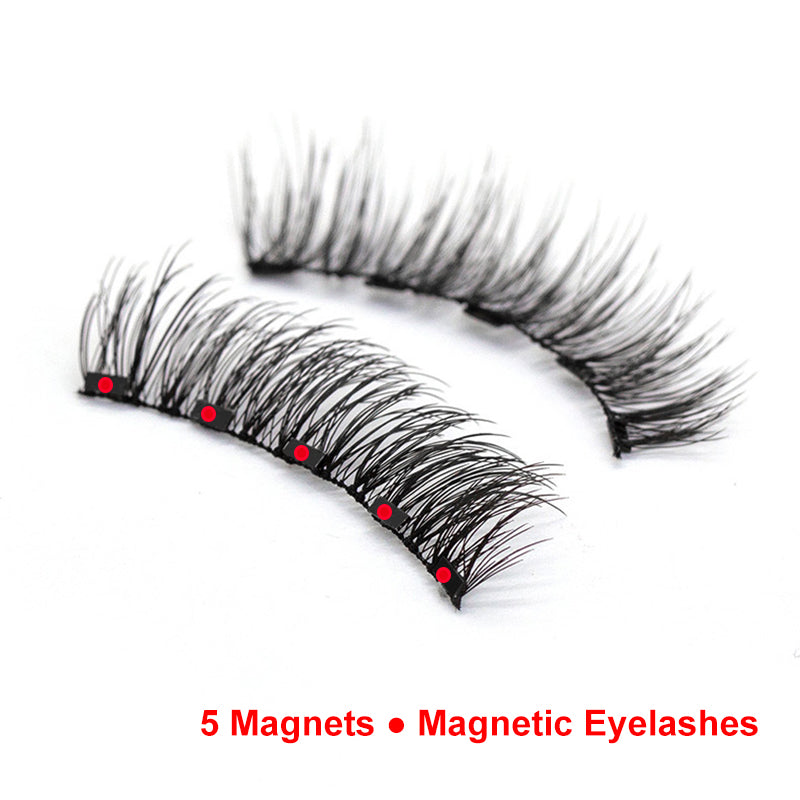 3 Pairs Magnetic Eyelashes & Magnetic Liquid Eyeliner Set【1299KSH/Set】