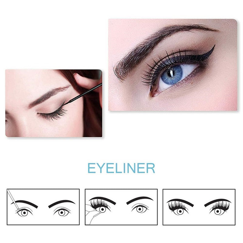 3 Pairs Magnetic Eyelashes & Magnetic Liquid Eyeliner Set【1299KSH/Set】