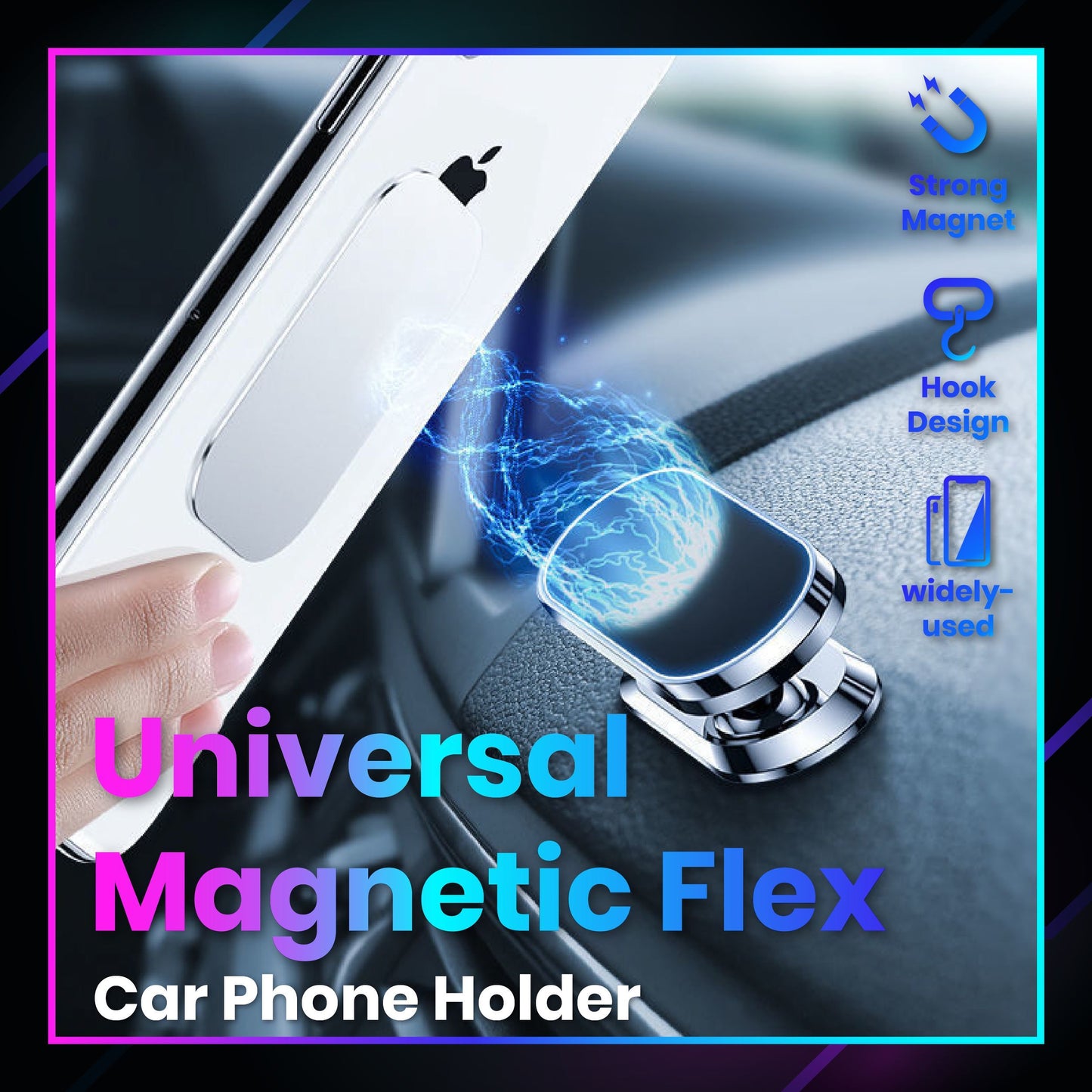 【Clearance Sale!】Universal Magnetic Flex Car Phone Holder