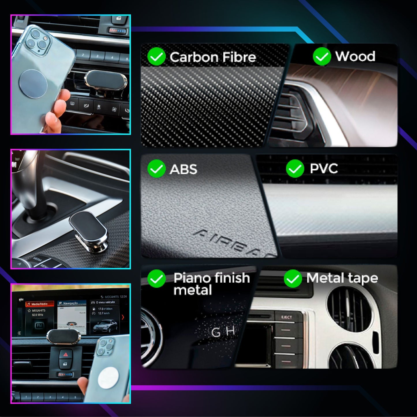 【Clearance Sale!】Universal Magnetic Flex Car Phone Holder