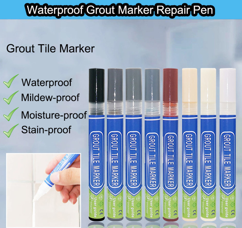 Waterproof Grout Marker Repair Pen (4 Pcs/Pack)
