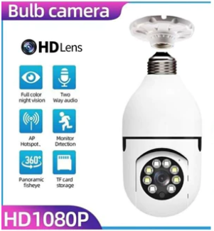 【Hot Sale!】Wireless Wifi Light Bulb Camera Security Camera
