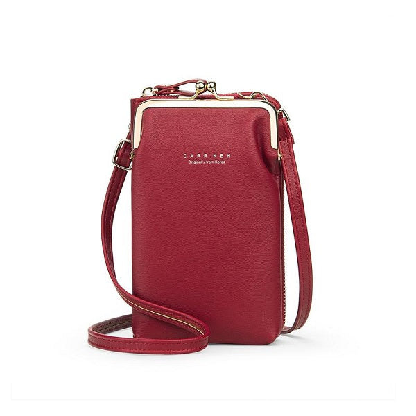 Women Phone Bag Solid Crossbody Bag