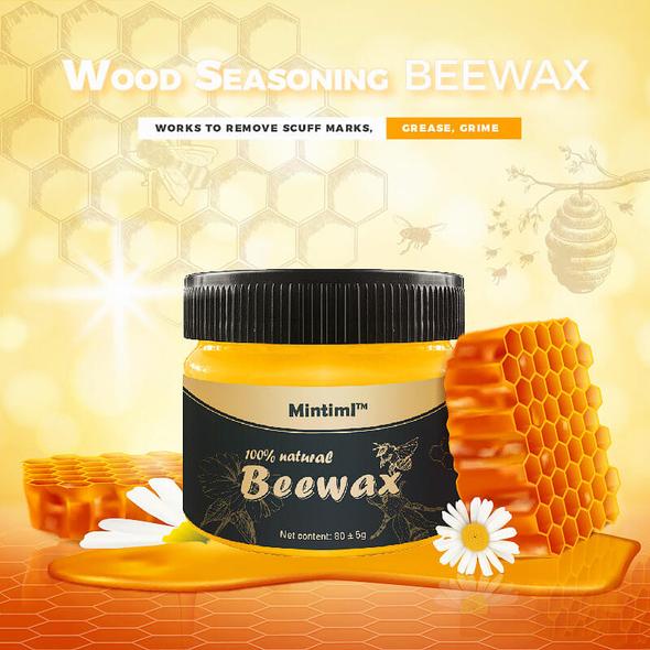 đ„°Beeswax Polish Packageă1 Set=1 PC Double-Sided Towel + 1 PC Beeswax Polishă