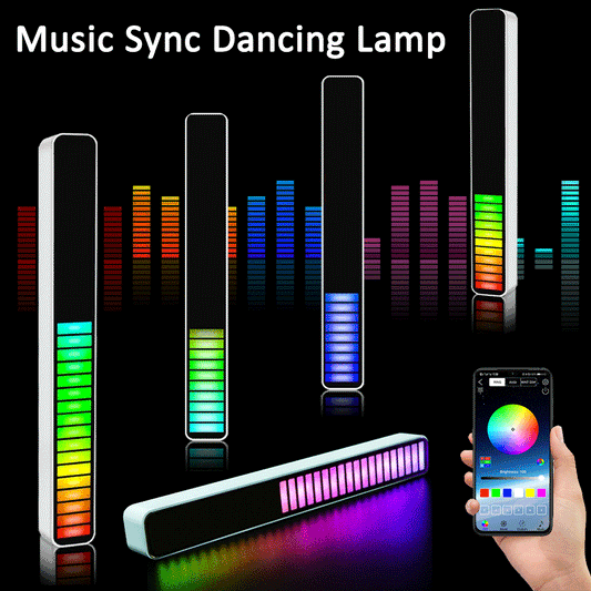 【Mega Sale!】RGB Voice-Activated Synchronous Rhythm Colorful Light