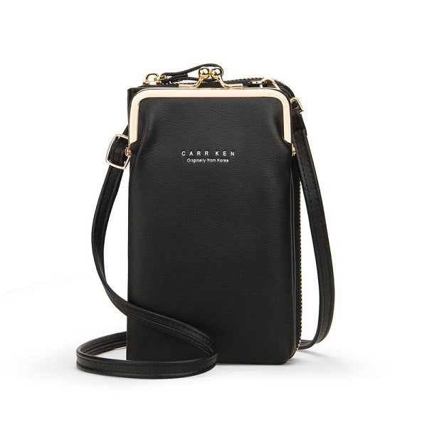 Women Phone Bag Solid Crossbody Bag