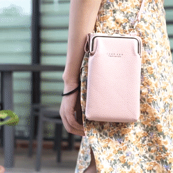 Women Phone Bag Solid Crossbody Bag