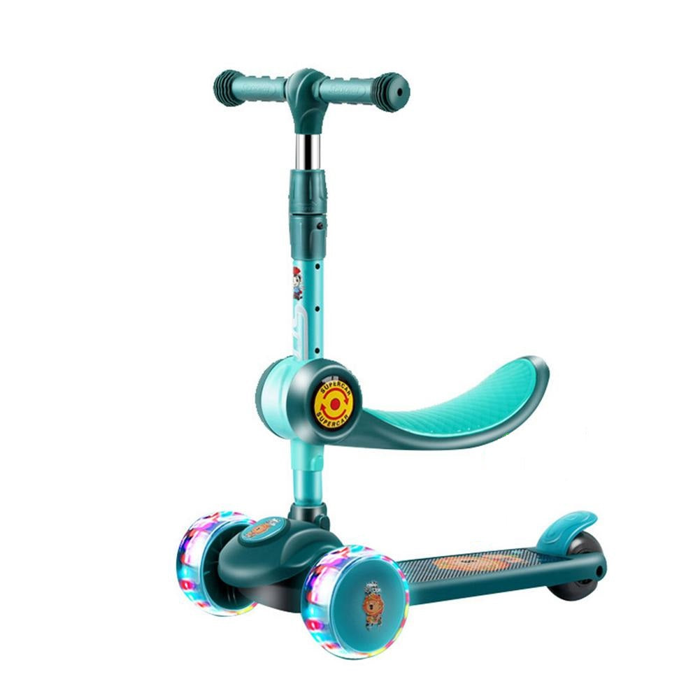 2 in 1 Scooter for Kids with Foldable/Removable Seat