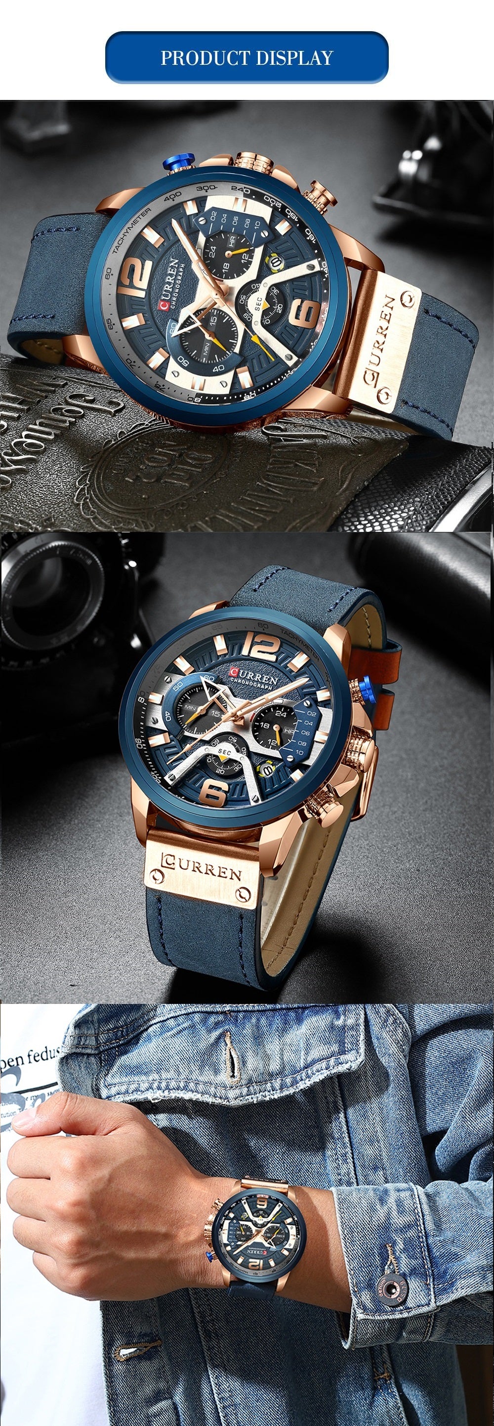 Men's Superior Quality Waterproof Watch