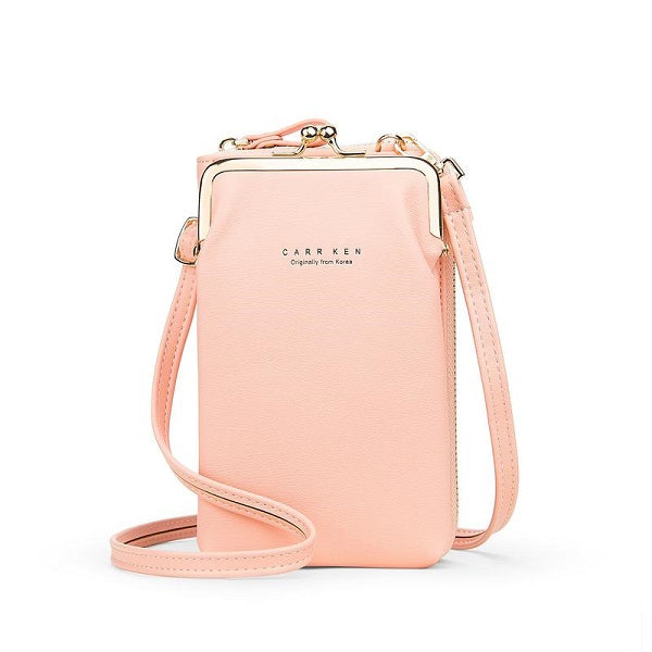 Women Phone Bag Solid Crossbody Bag