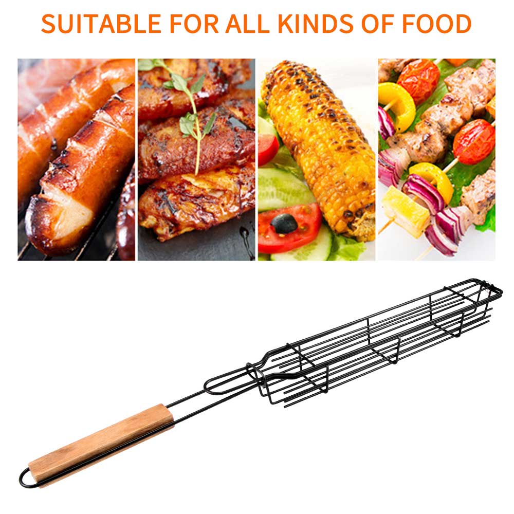 Nonstick Reusable Kabob Grill Baskets