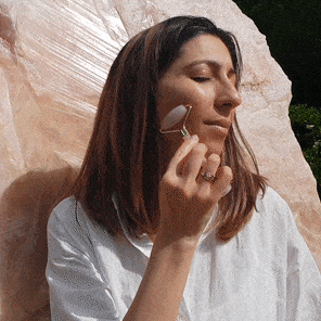 Rose Quartz Facial Roller
