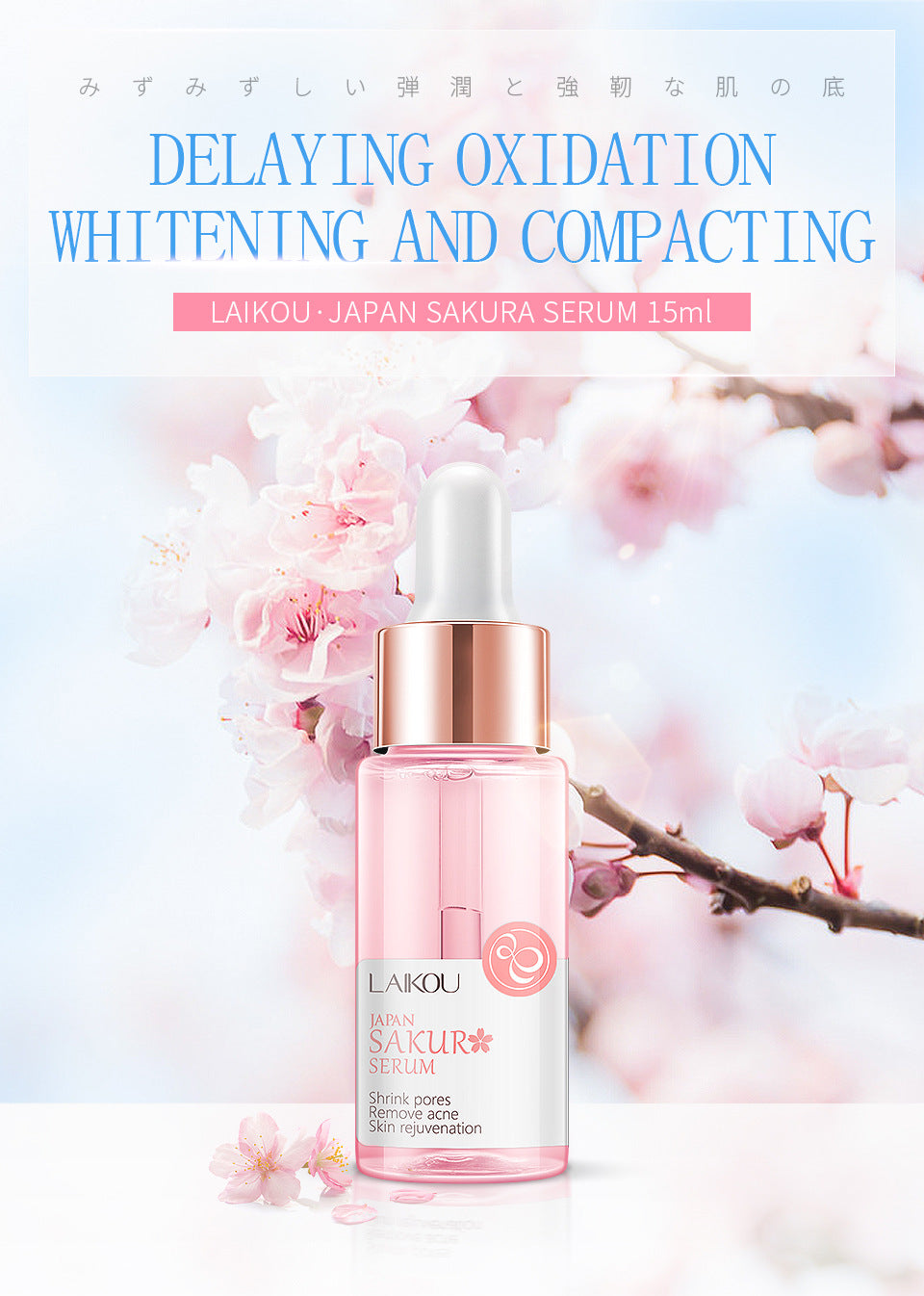 France 24K Gold Snail Serum / Japan Sakura Serum (3pcs Promotion Set)