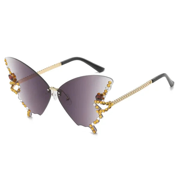 Diamond Butterofly Sunglasses