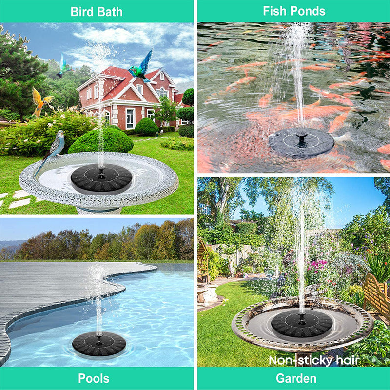 Floating Water Solar Fountain Outdoor Decoration