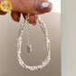 Silver Pearl Strand Bracelet 2 PCS/Pack