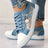 Women's Floral Denim Lace Hollow Shoes