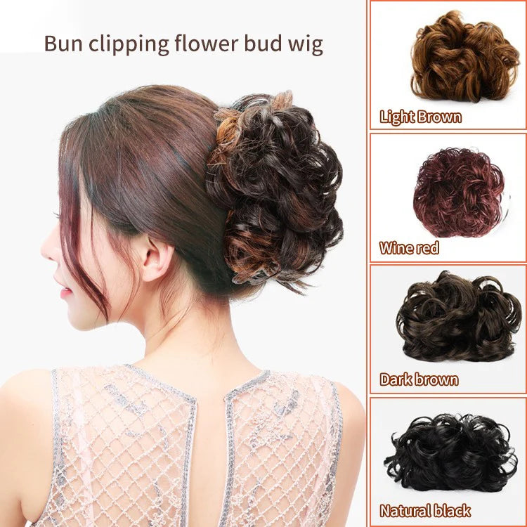 [Buy 1 Get 1 Free🎁] Women's Flower Bud Wig Clipping