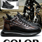 Men's Italian Style Thick-Sloed Leather Sneaker