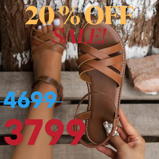 Women's Crisscross Flat Sandals