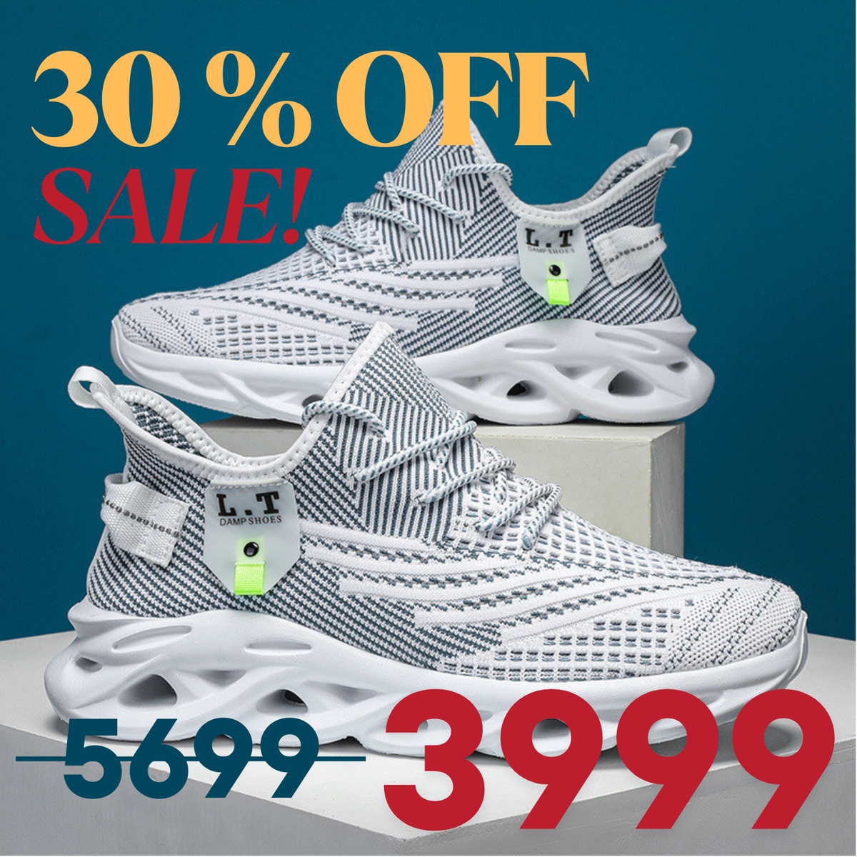 Blade Damp Shoes [Colour White]
