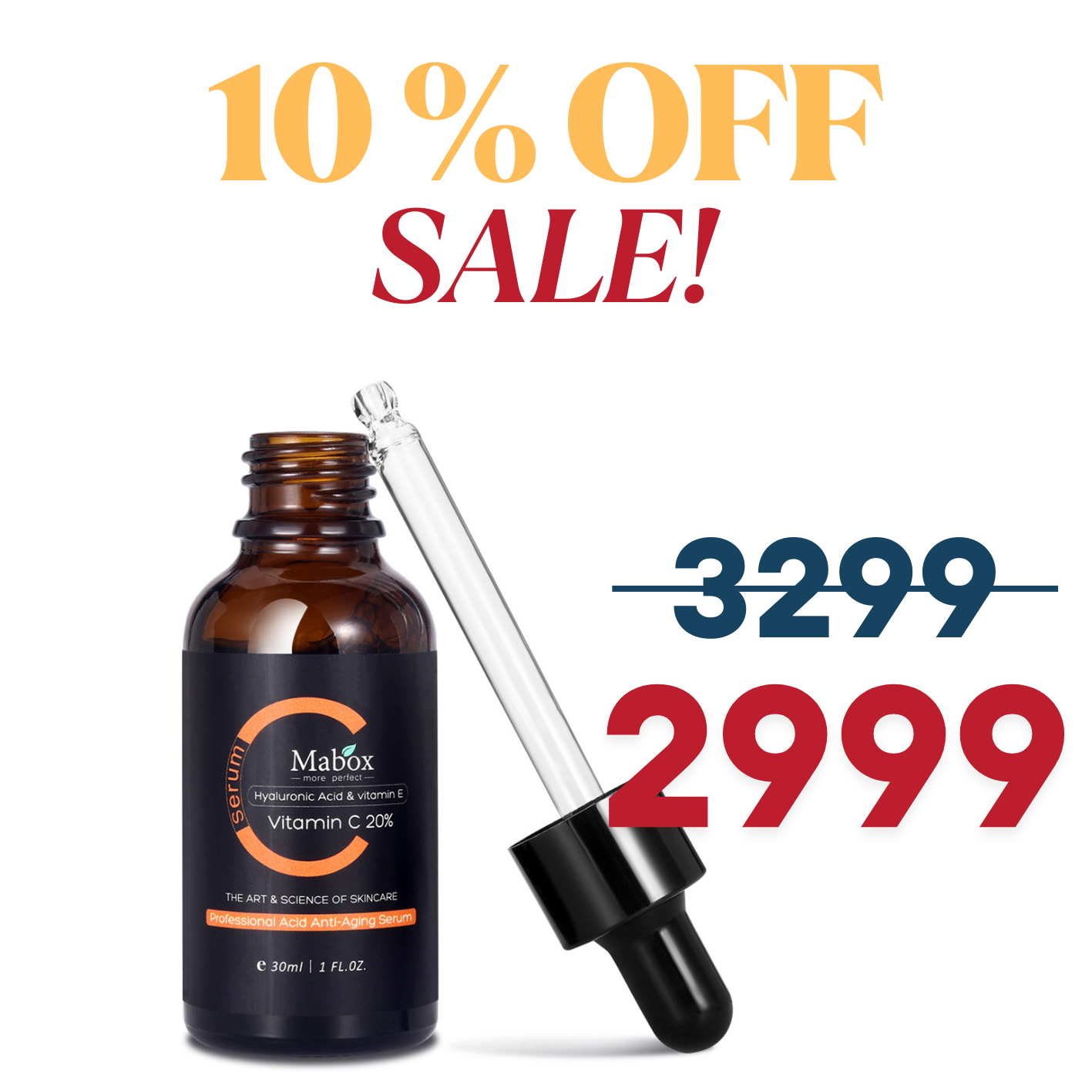 Mabox Award Winning Acne Clarifying Vitamin C Serum