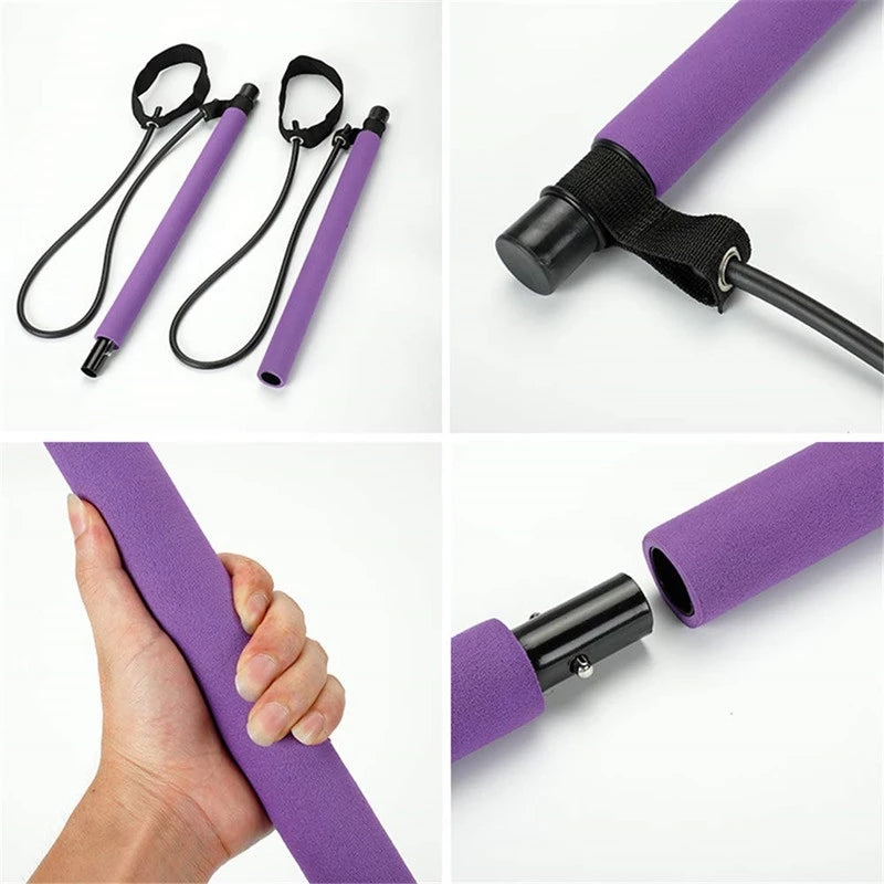 Fitness Yoga Pilates Bar Stick Crossfit