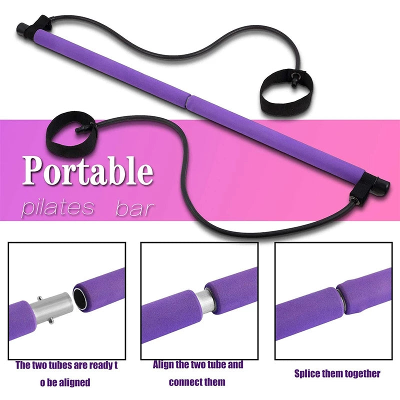 Fitness Yoga Pilates Bar Stick Crossfit