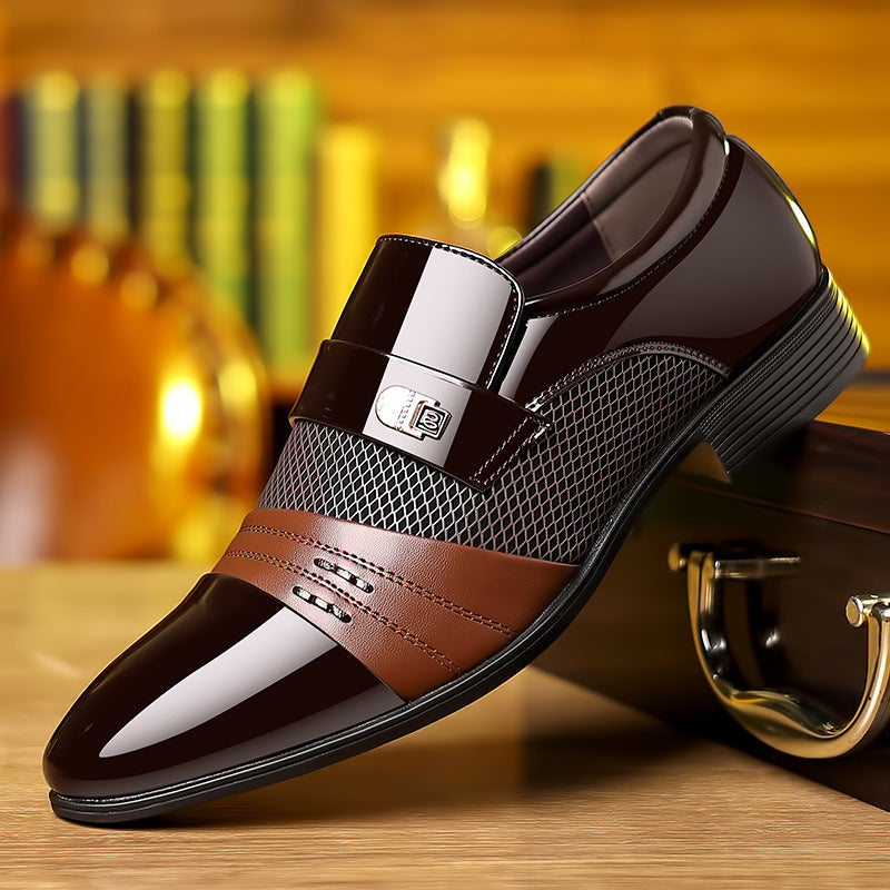 Men's Oxford Style Leather Dress Shoes