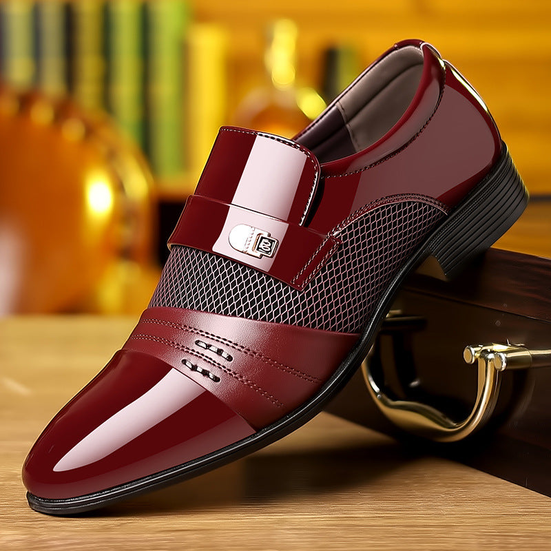 Men's Oxford Style Leather Dress Shoes