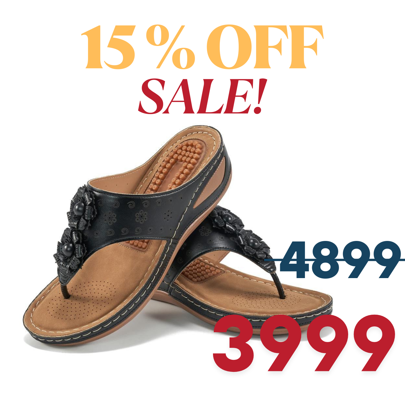 Women's Massage Wedge Silde Sandals