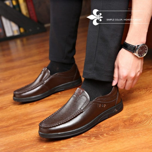 Business Soft-Insole Leather Loafers