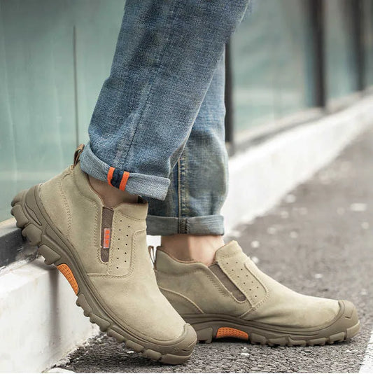 Men's Safety Slip-On Steel Toe Cap Boots