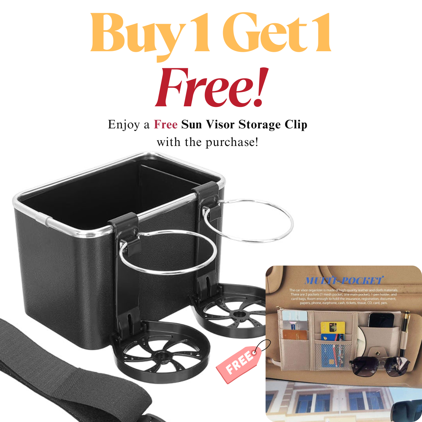 Car Armrest Storage Box