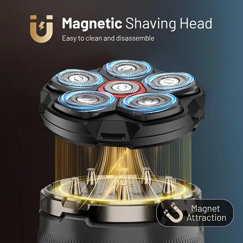 6 Pivot Heads Electric Shaver