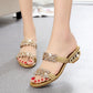 Ladies Shiny Rhinestone Sandals