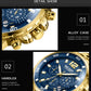 MEGIR Top Brand Luxury Fashion Business Quartz Wrist Watch