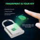 Smart Fingerprint Secure PadLock[Time Limited 3999KSH ONLY]